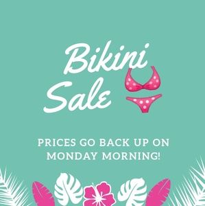 NWT Bikini Sale! Bundle! Roxy billabong rip curl L